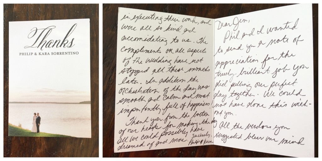 From Kara and Phil, married May 30th, 2015