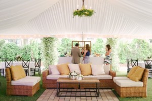 beaufort tented lounge event