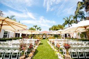 Umbrellas for wedding ceremony embellished events sc